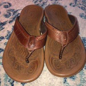 MENS olukai leather sandals